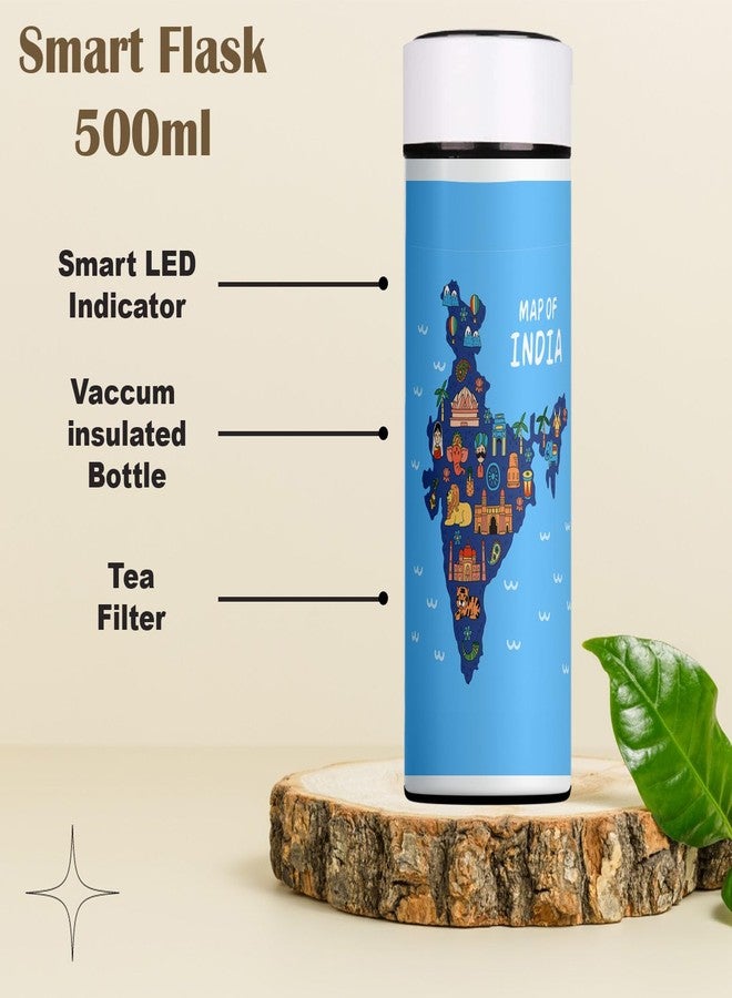 TrendoPrint Printed Temperature Smart Vacuum Insulated with LED Temperature Display Stainless Steel for Gym, Yoga, Kids, Boys, Girls, Workout (WB419) - Image 3